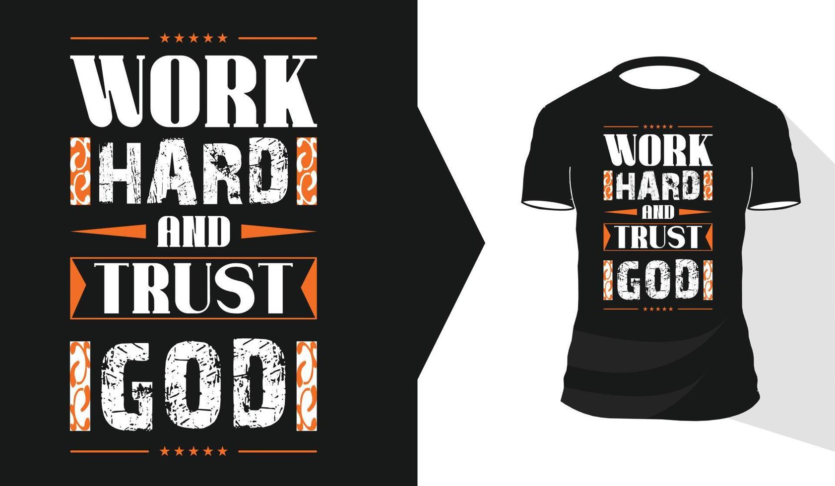 Modern Typographic Quotes t-shirt Design Premium Vector