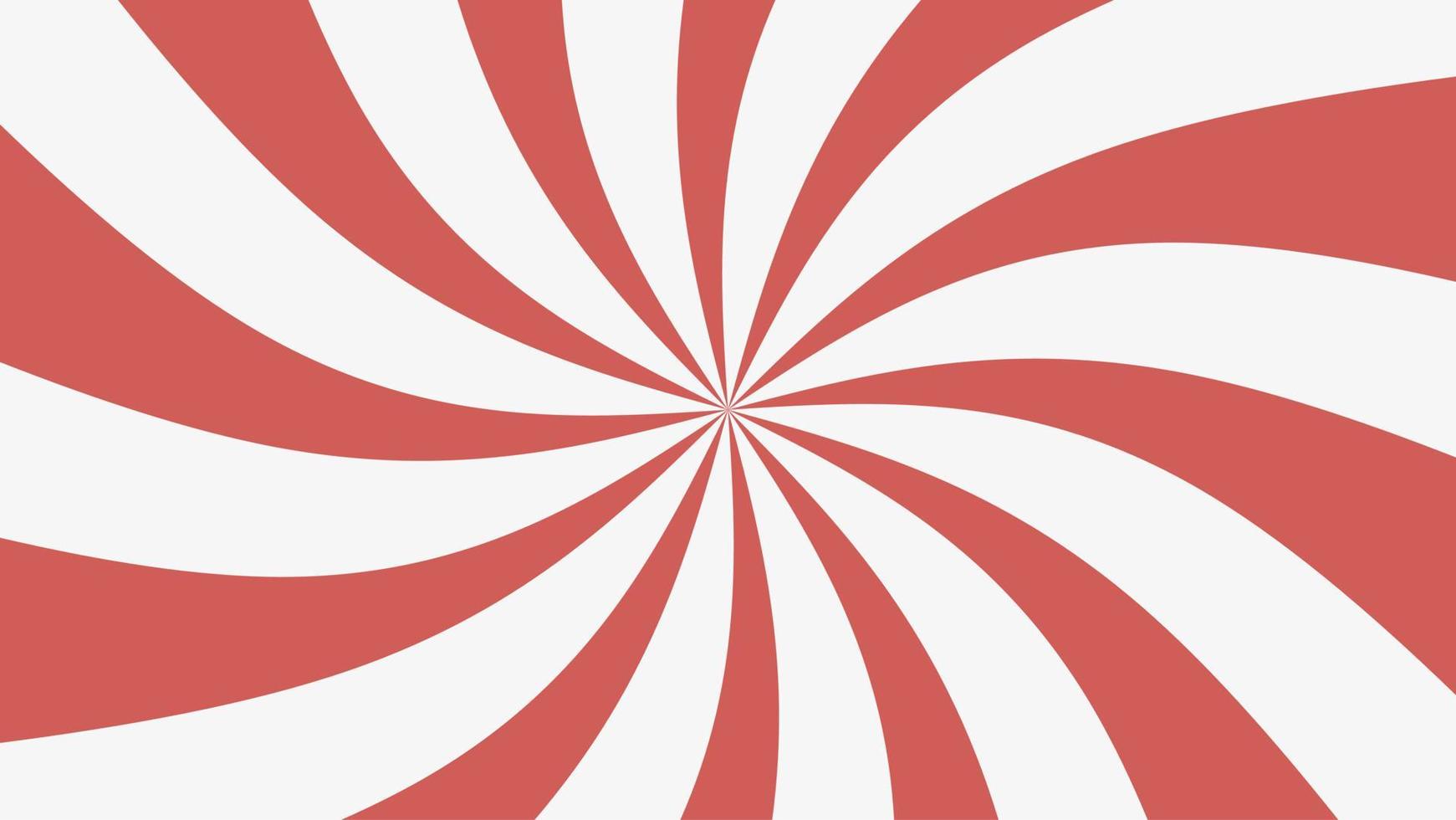 red and white spiral strips background vector