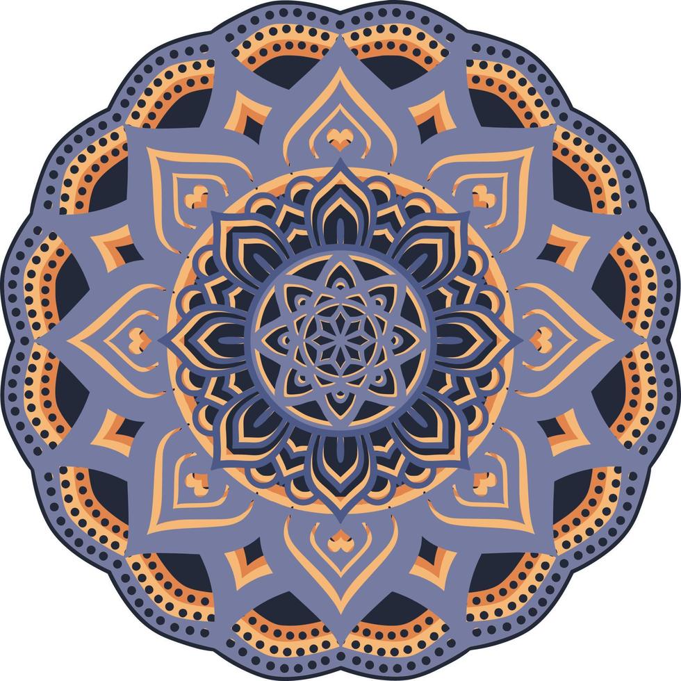 Mandala , 5 layers , perfect for a laser cutter vector