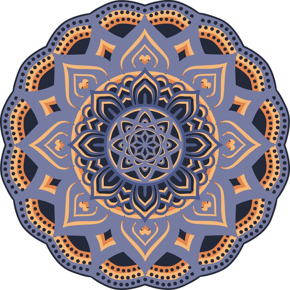 Mandala , 5 layers , perfect for a laser cutter vector