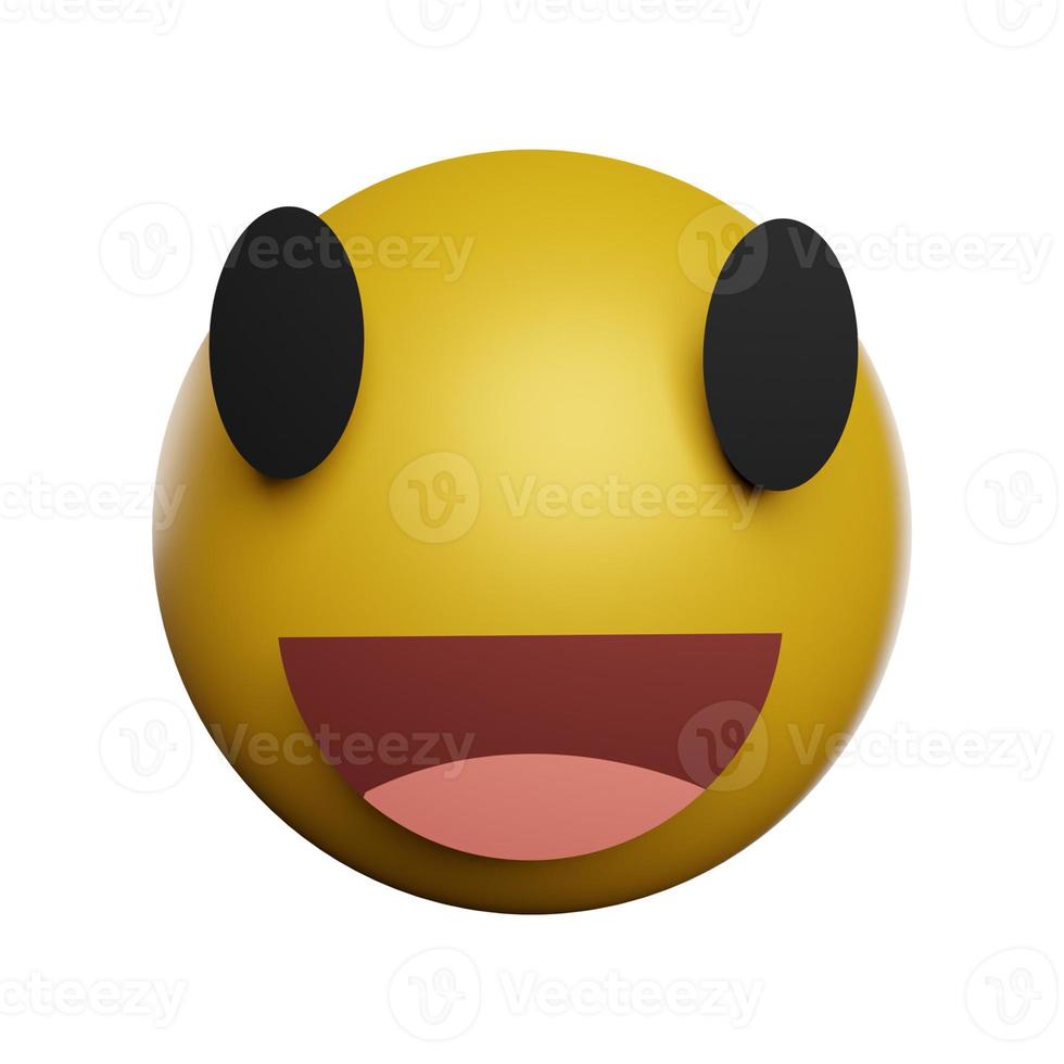 Adorable emoticon 3D icon photo high quality