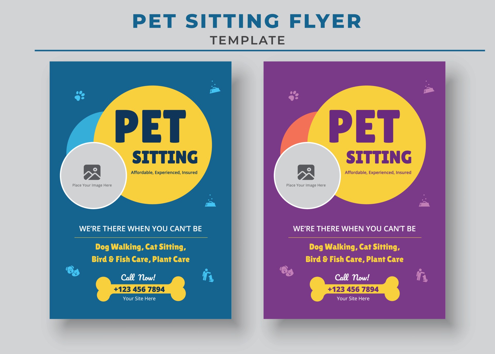 Pet Care Flyer Template, Pet Sitting Flyer Template, Pet Walkers Flyer Pet Care Flyer Template, Pet Sitting Flyer Template, Pet Walkers Flyer