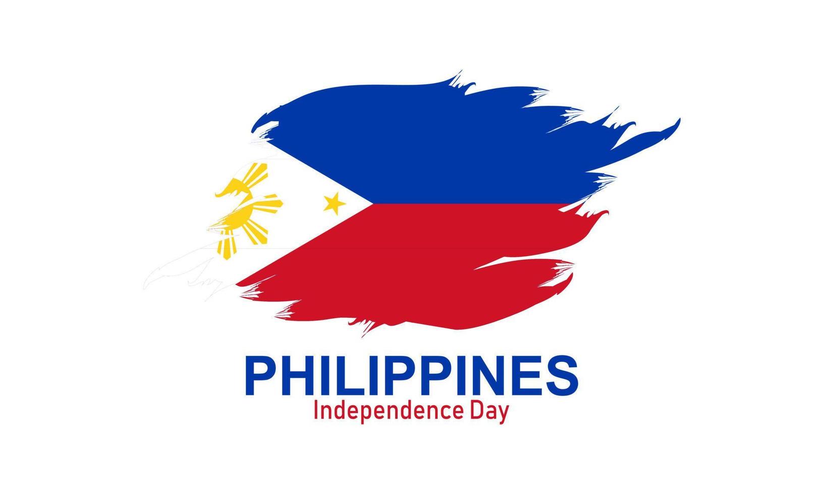 Philippines independence day vector template