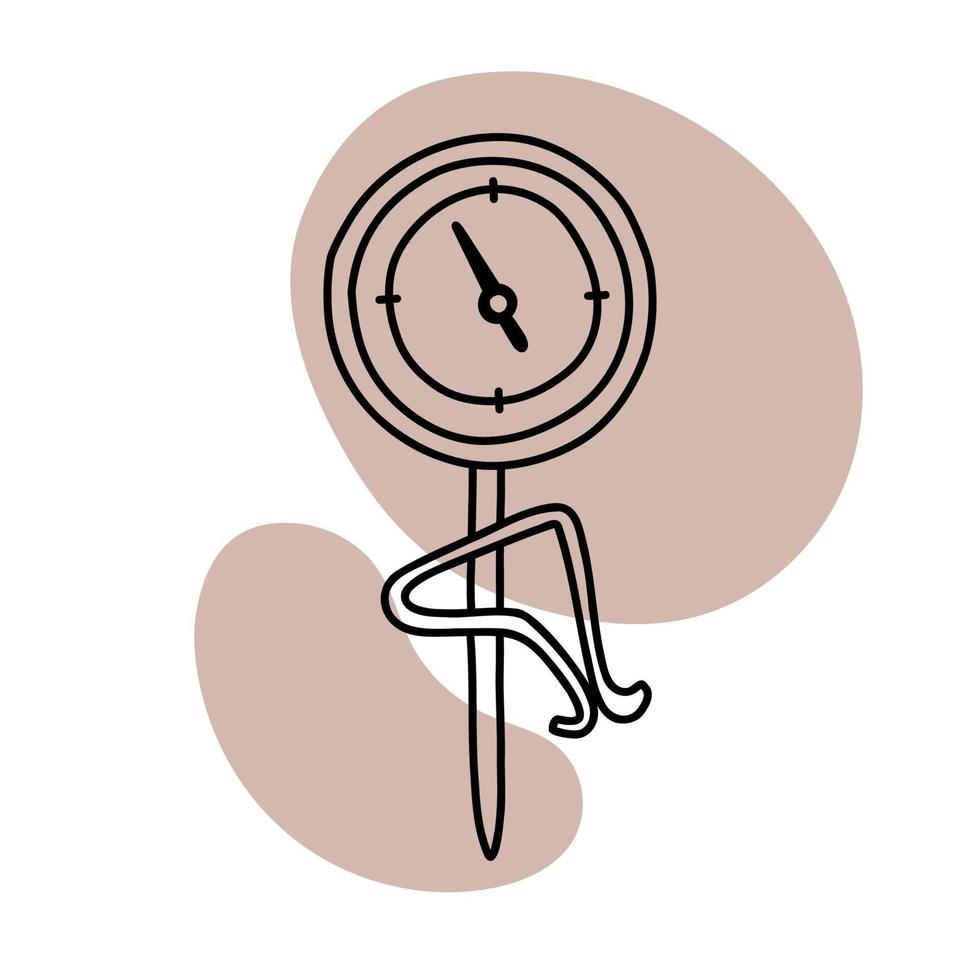 Coffee icon lineart, calm simple color vector illustration