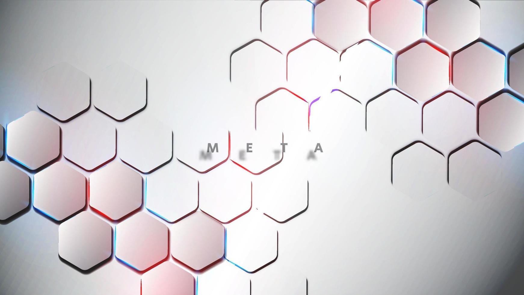 Abstract hexagonal modern technology background vector