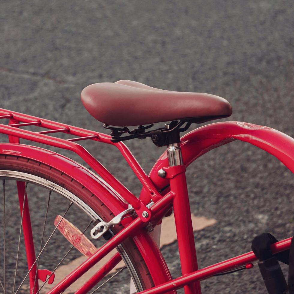 bicycle mode of transportations in the city photo