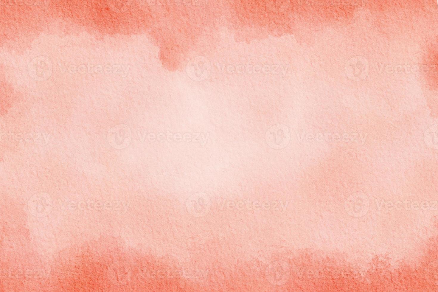 Abstract orange watercolor for background photo