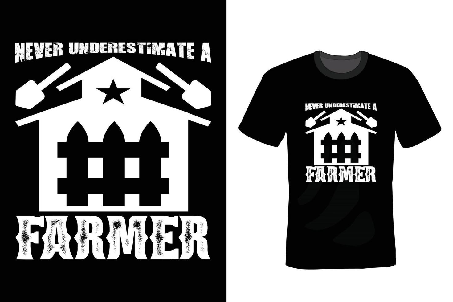 Farmer T shirt design, vintage, typography vector