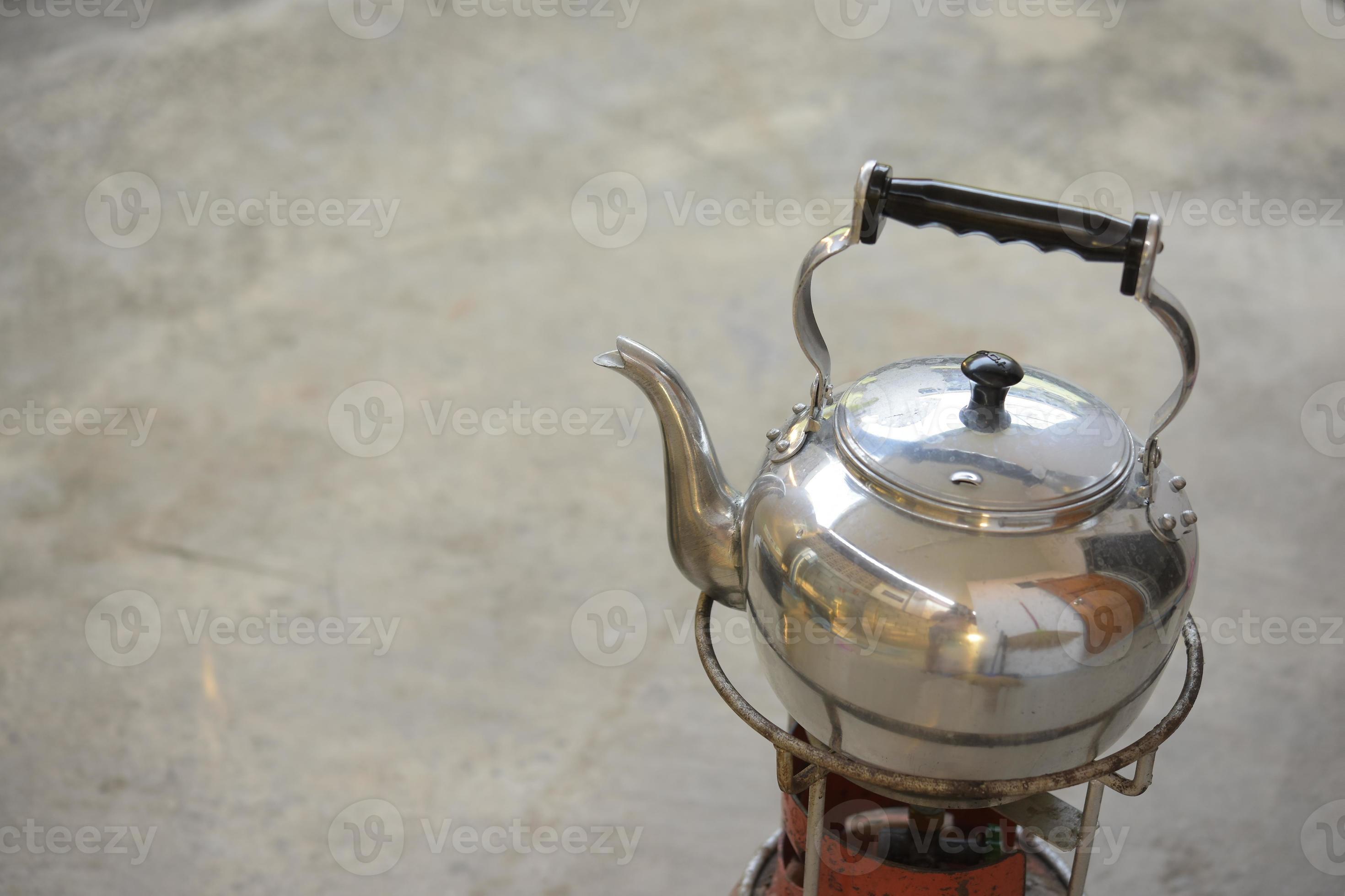 Old vintage retro Kettle , kettle made of aluminum materials. 11976175