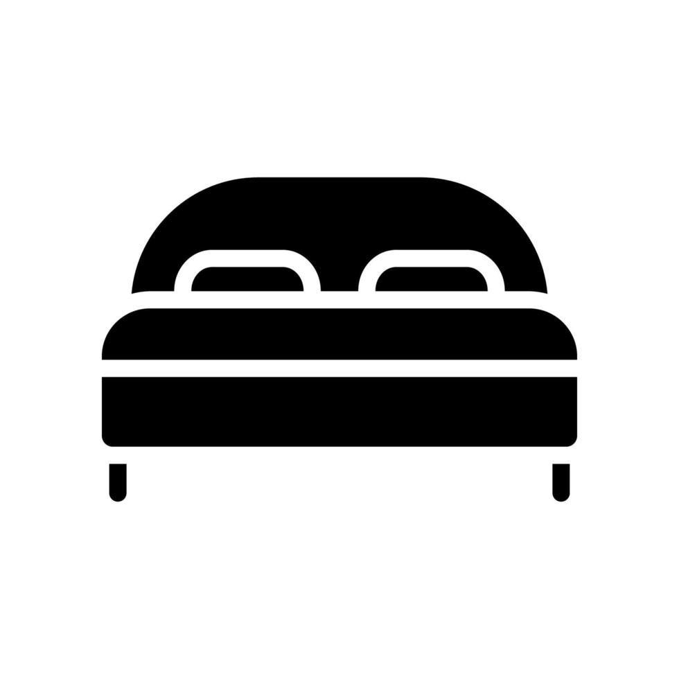 Bed icon template vector
