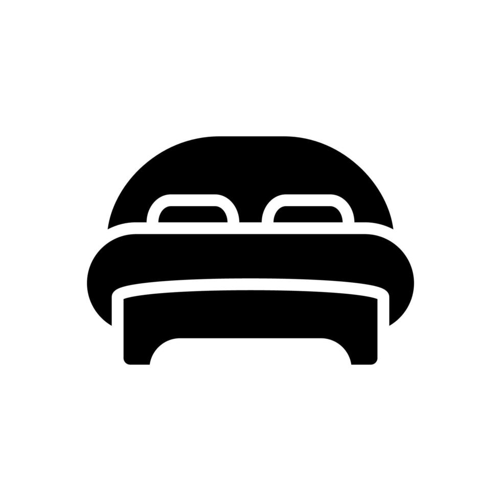 Bed icon template vector