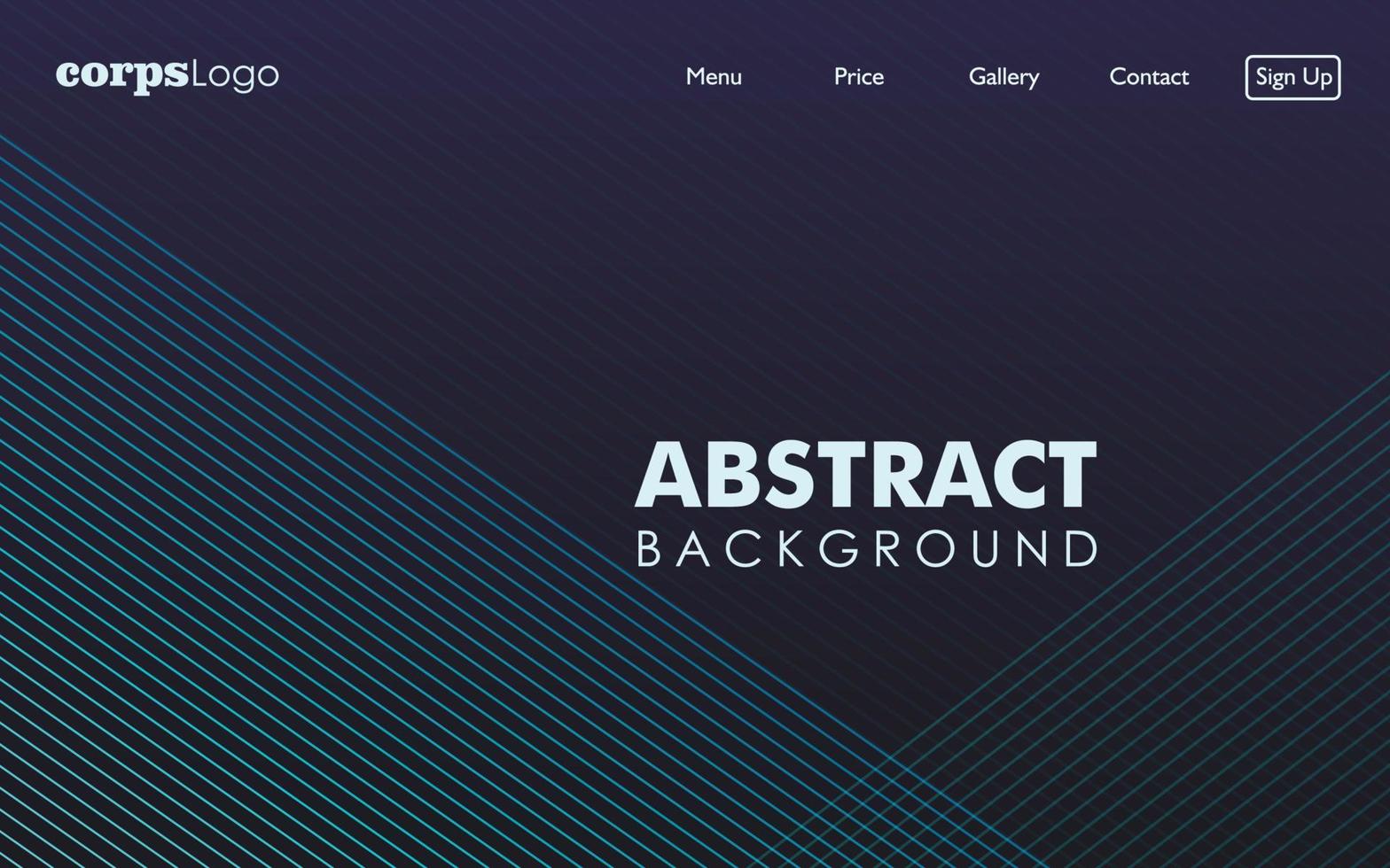 Abstract background for landing page or presentation vector