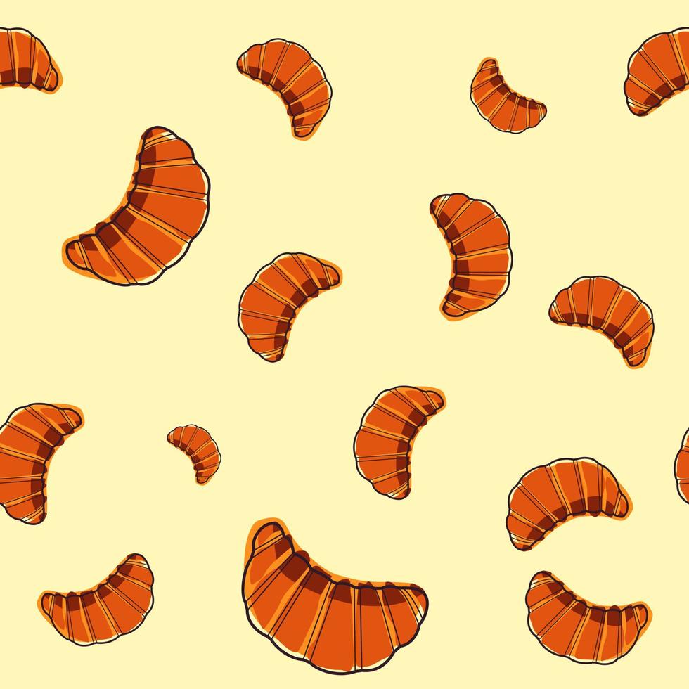 Bread and Food Pattern vector