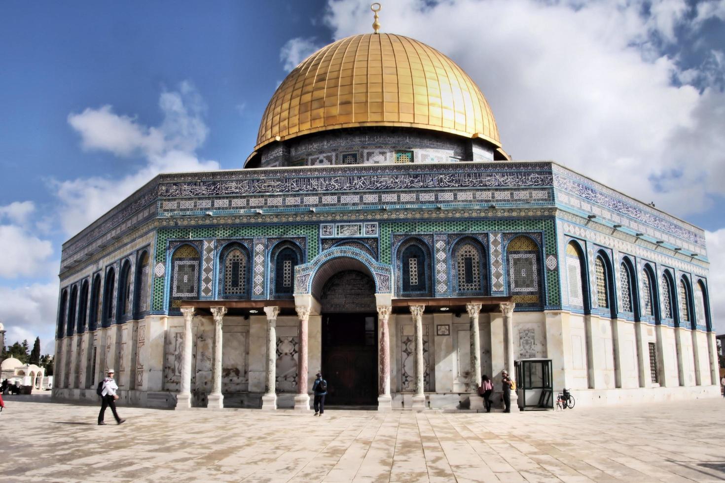 Jerusalem in Israel in May 2019. A view of the Dome of the Rock photo