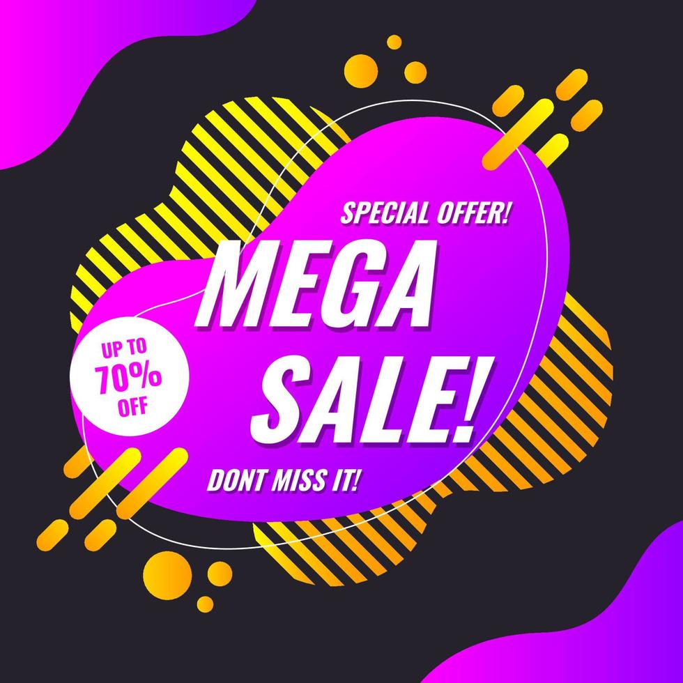 Abstact sale background vector