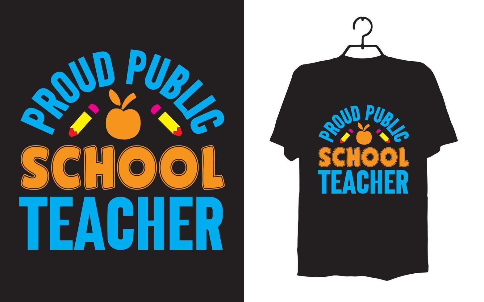 Print teacher t-shirt designs vector