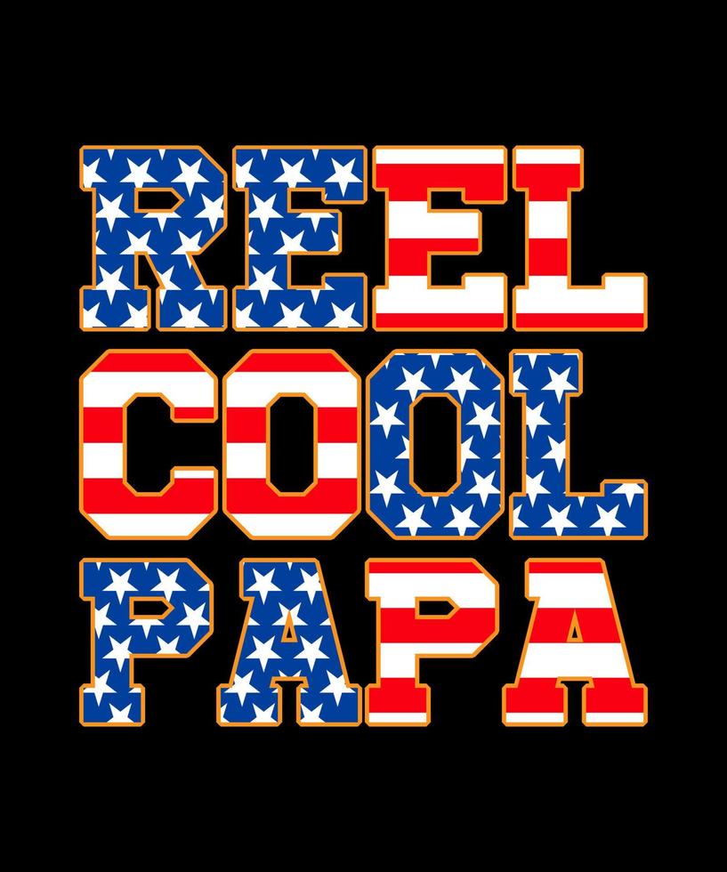 REEL COOL DAD TSHIRT DESIGN 16202100 Vector Art at Vecteezy