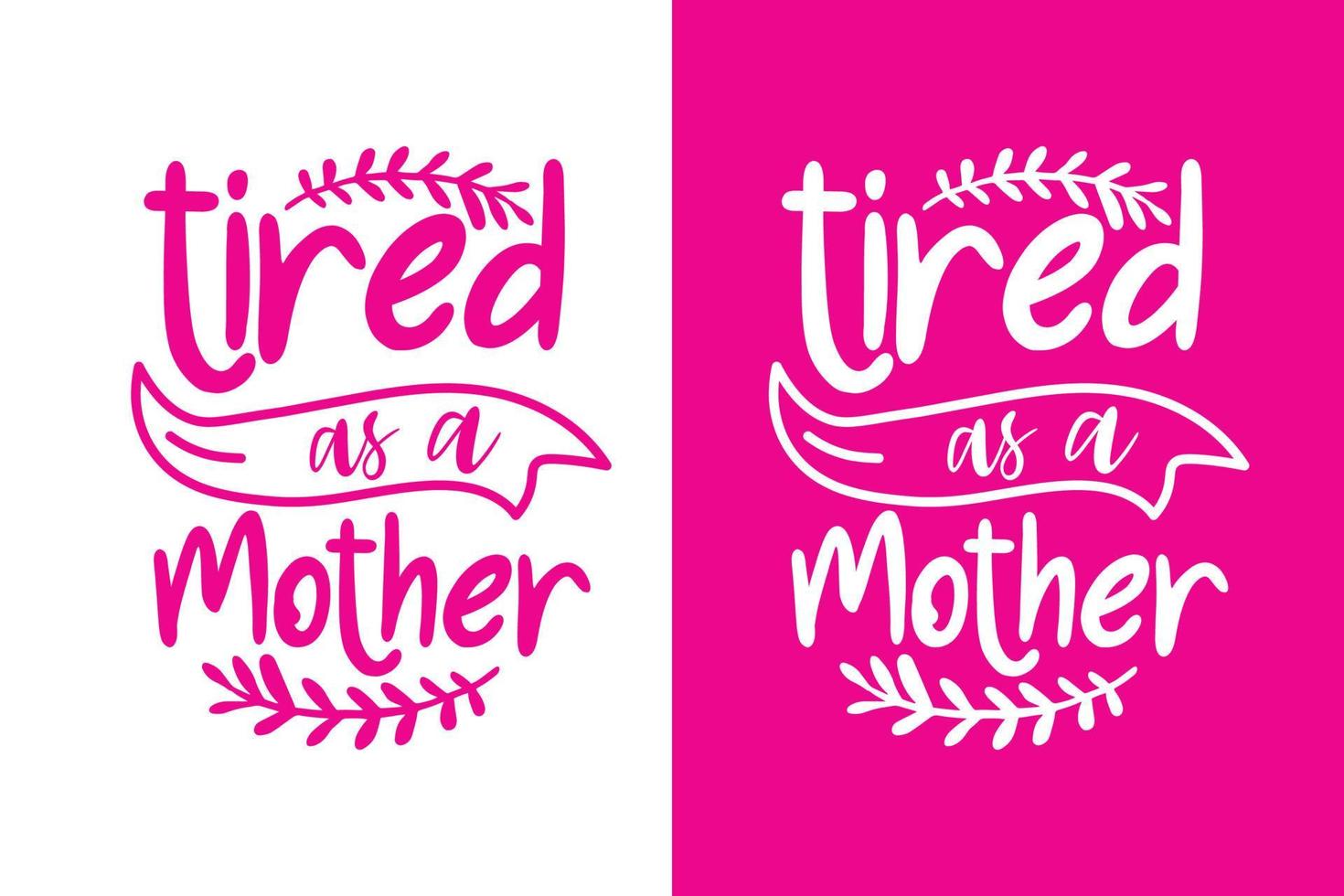 Mother's day creative professional t shirt designs vector