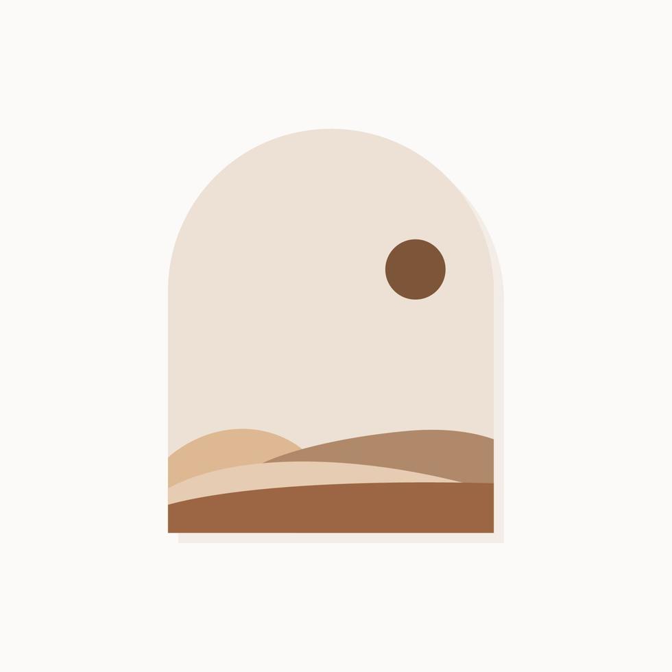 Terrain Abstract Landscape vector