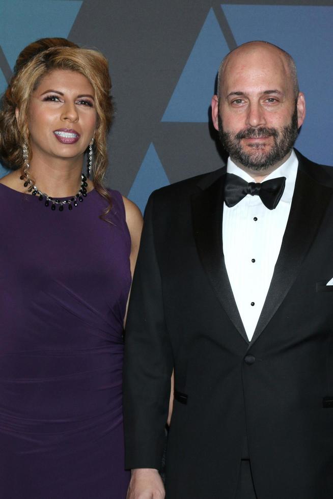 los angeles, 18 de noviembre - brenda gilbert, aaron gilbert en la décima entrega anual de los premios de los gobernadores en el salón de baile ray dolby el 18 de noviembre de 2018 en los angeles, ca foto