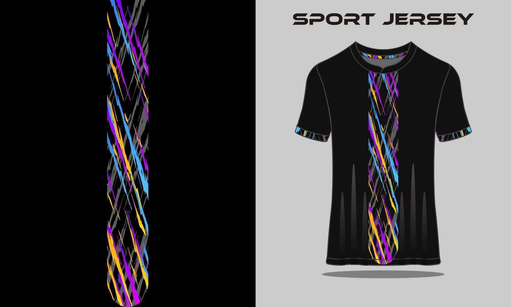 tshirt jersey grunge uniform vector