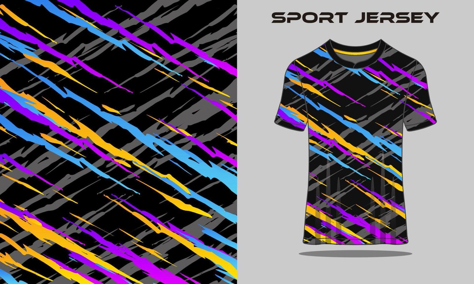 camiseta jersey grunge uniforme vector