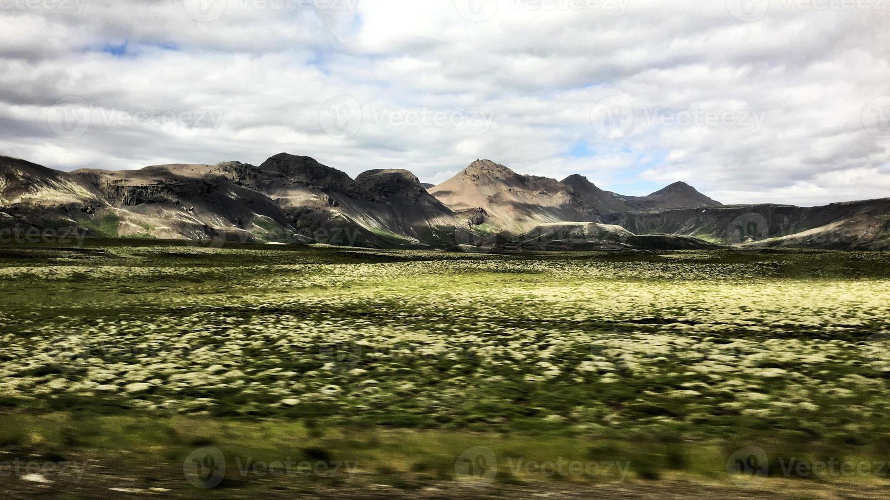paisaje de islandia cerca de la laguna del glaciar jokulsarlon foto