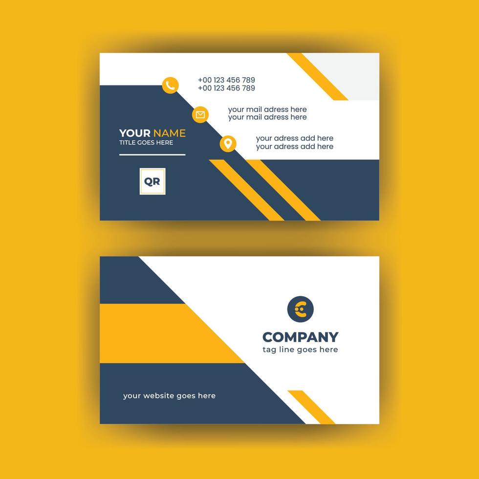 Corporate identity Business Card Design Template vector