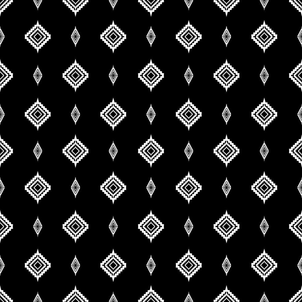 Ikat seamless pattern such as cloth, curtain, textile wallpaper, surface texture background design. vector