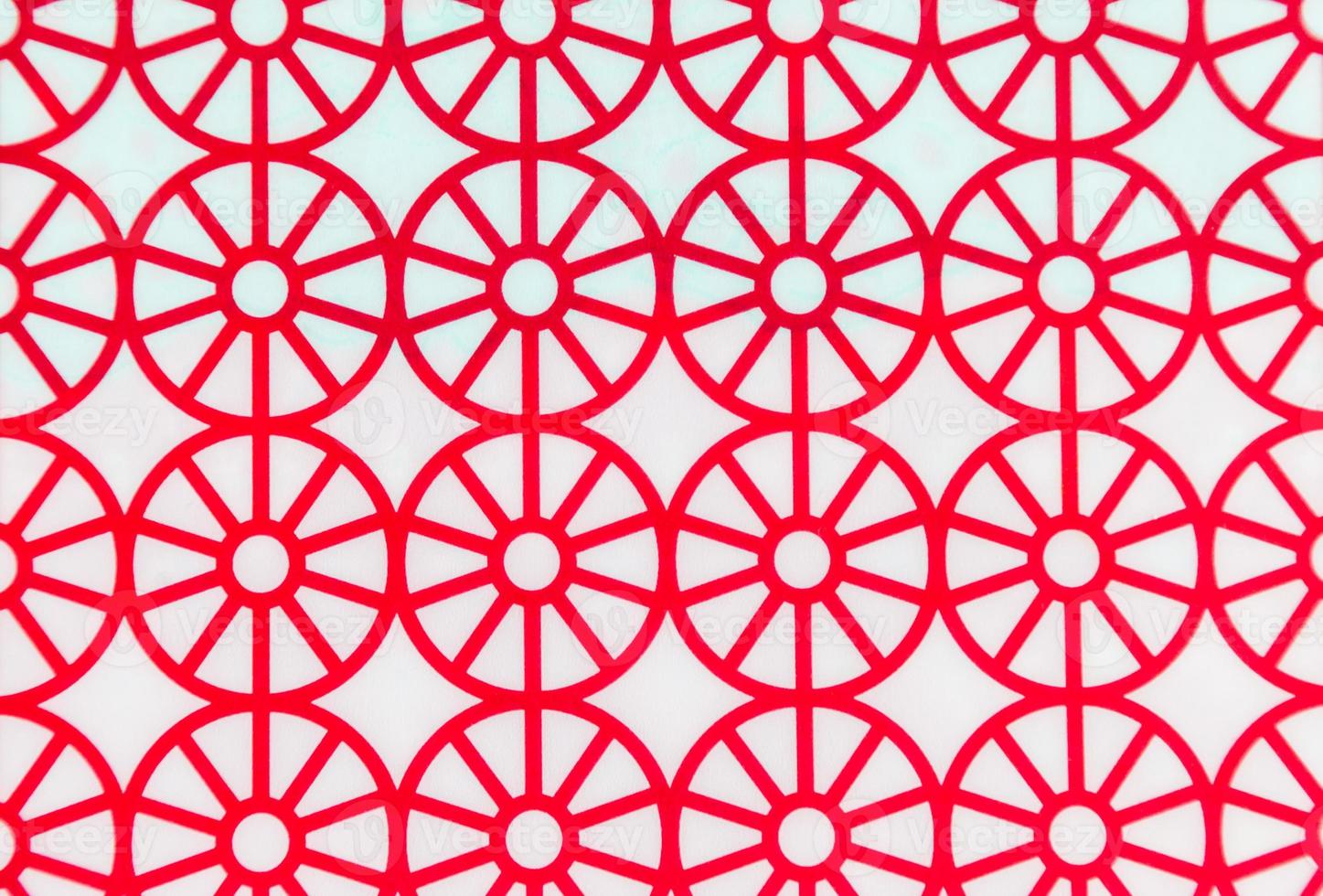 Red circles on white background photo