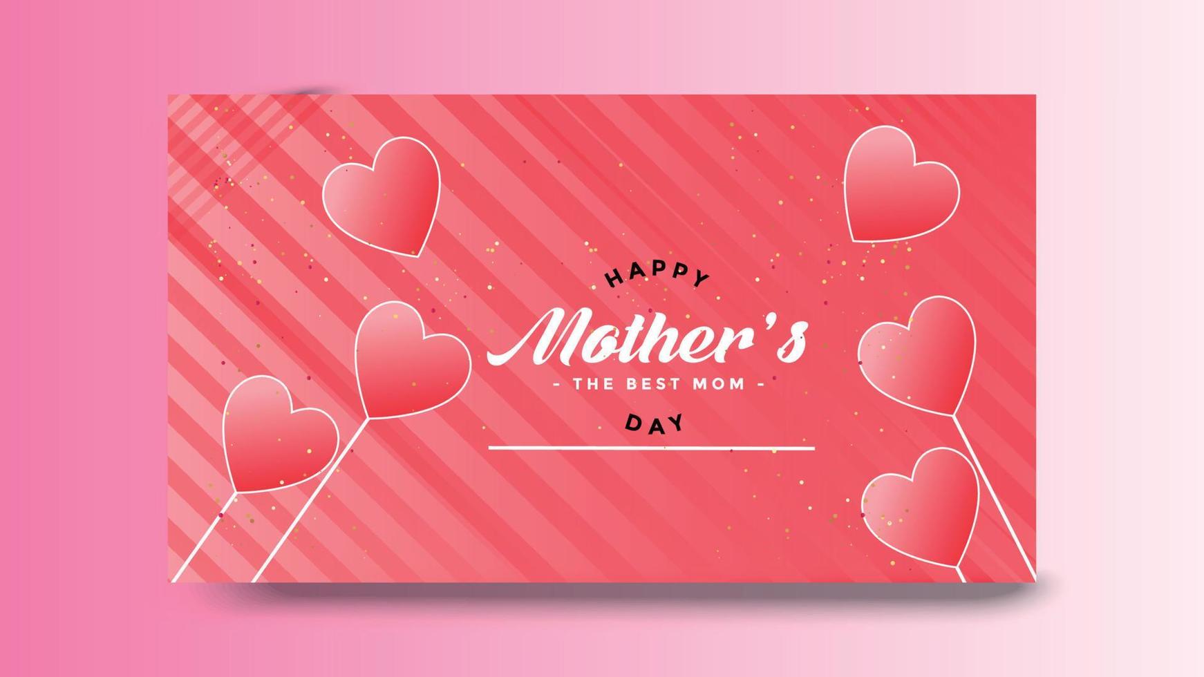 Happy Mother day banner design vector