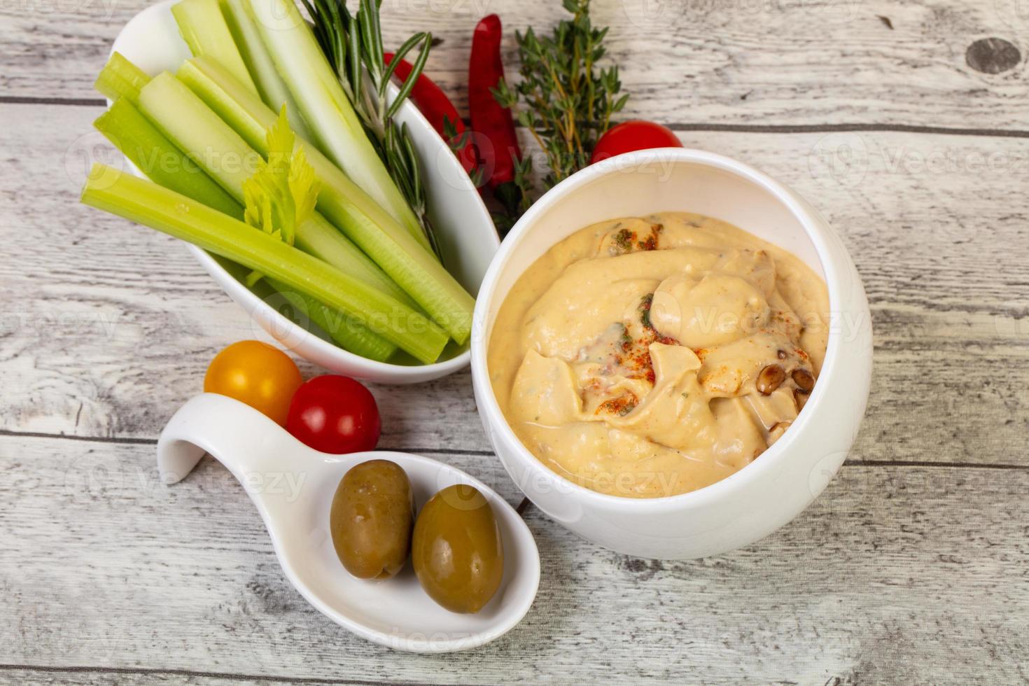 Vegan cuisine - Humus photo