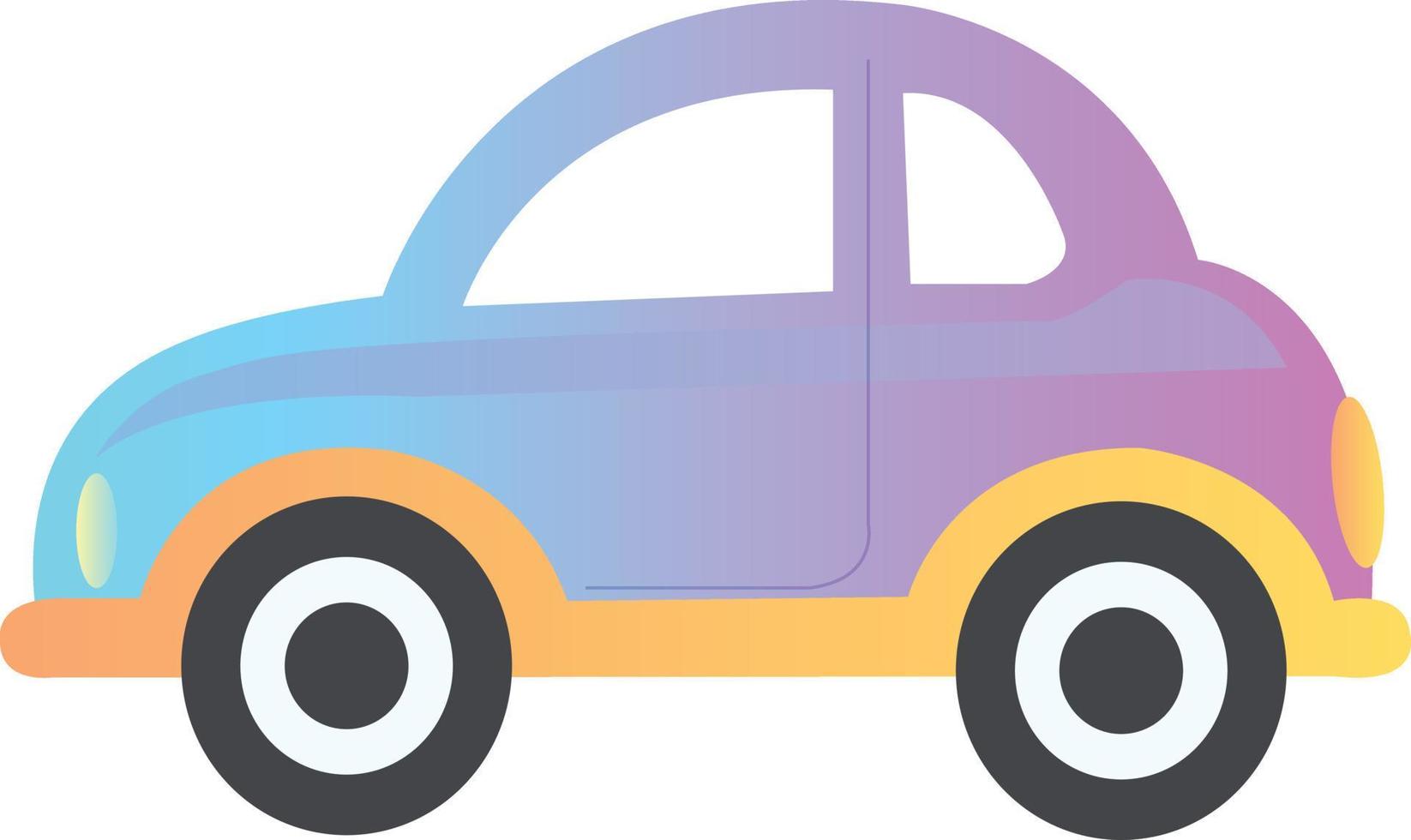 coche de juguete para animación de dibujos animados en 2d. vector de transporte de vehículos y vehículos urbanos.