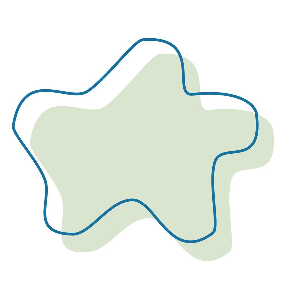 Organic shape for banner design vector