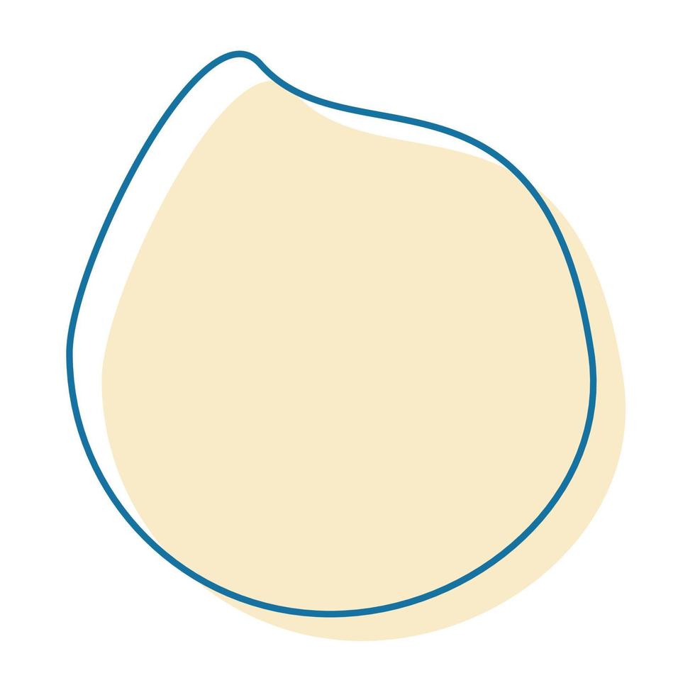 Organic shape for banner design vector
