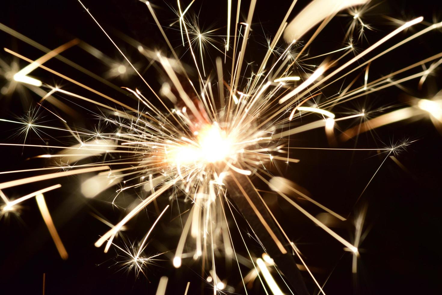 Sparklers, Fireworks and sparks of light photo