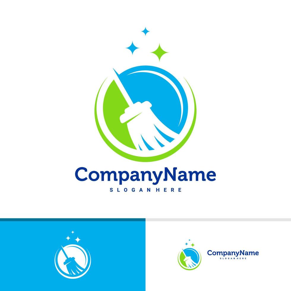 Cleaning logo vector template, Creative Cleaning logo design concepts