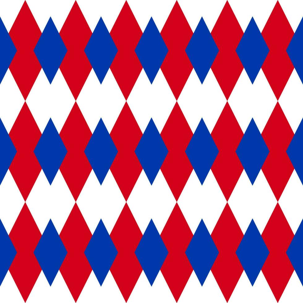 Seamless background with alternating red and blue colors that suit the USA Independence Day team. vector