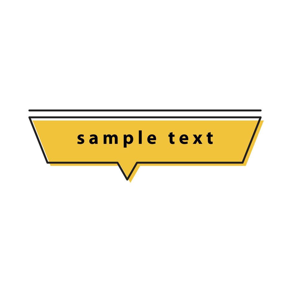 text box vector for website symbol icon presentation