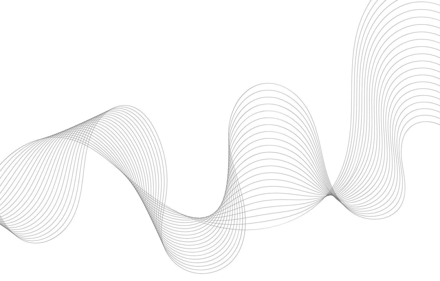Abstract Sound Wave Line Background vector