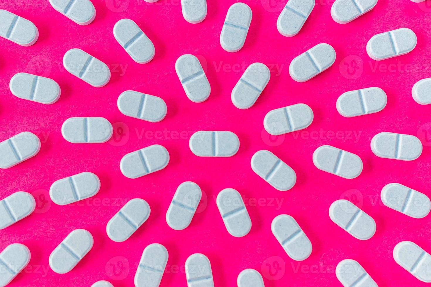 searching for the virus cure medical pills in pattern on vibrant background photo