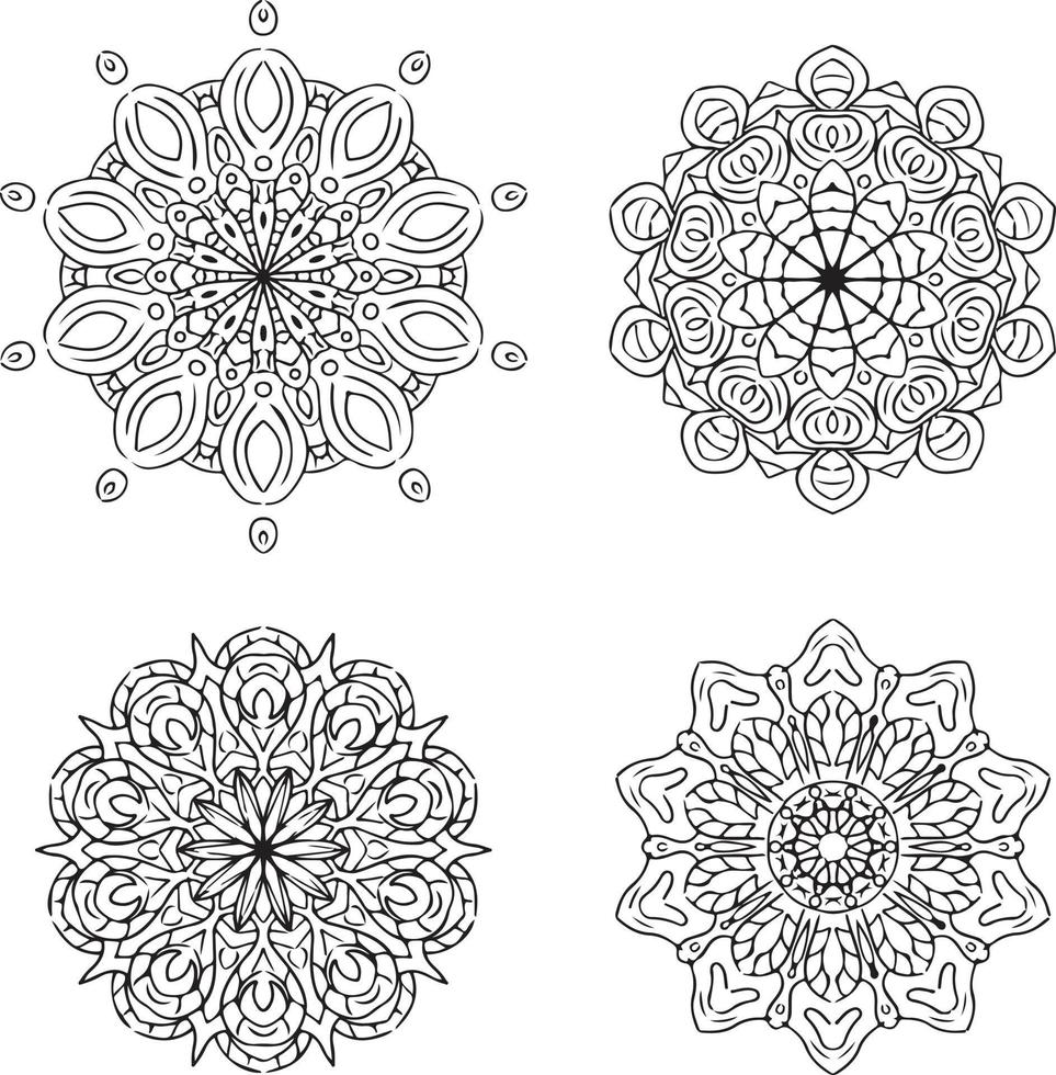 vector de arte mandala