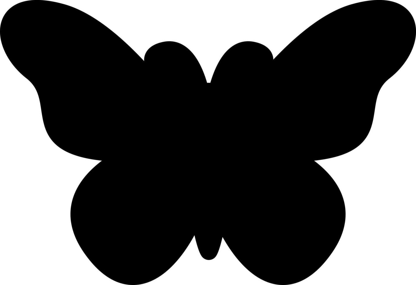 Set of butterflies of different shapes. vector