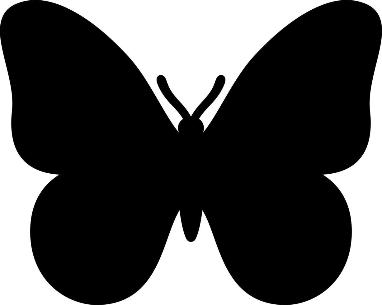 Set of butterflies of different shapes. vector