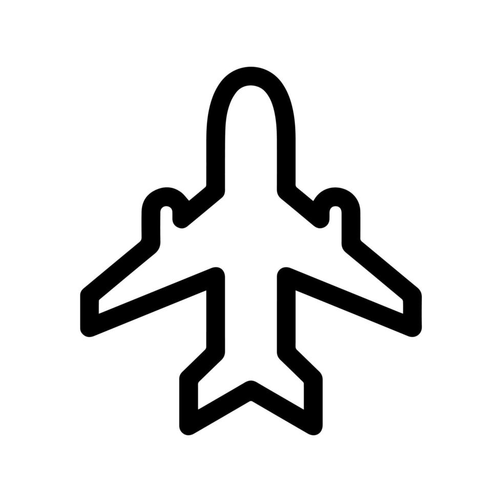 airplane icon and vector image