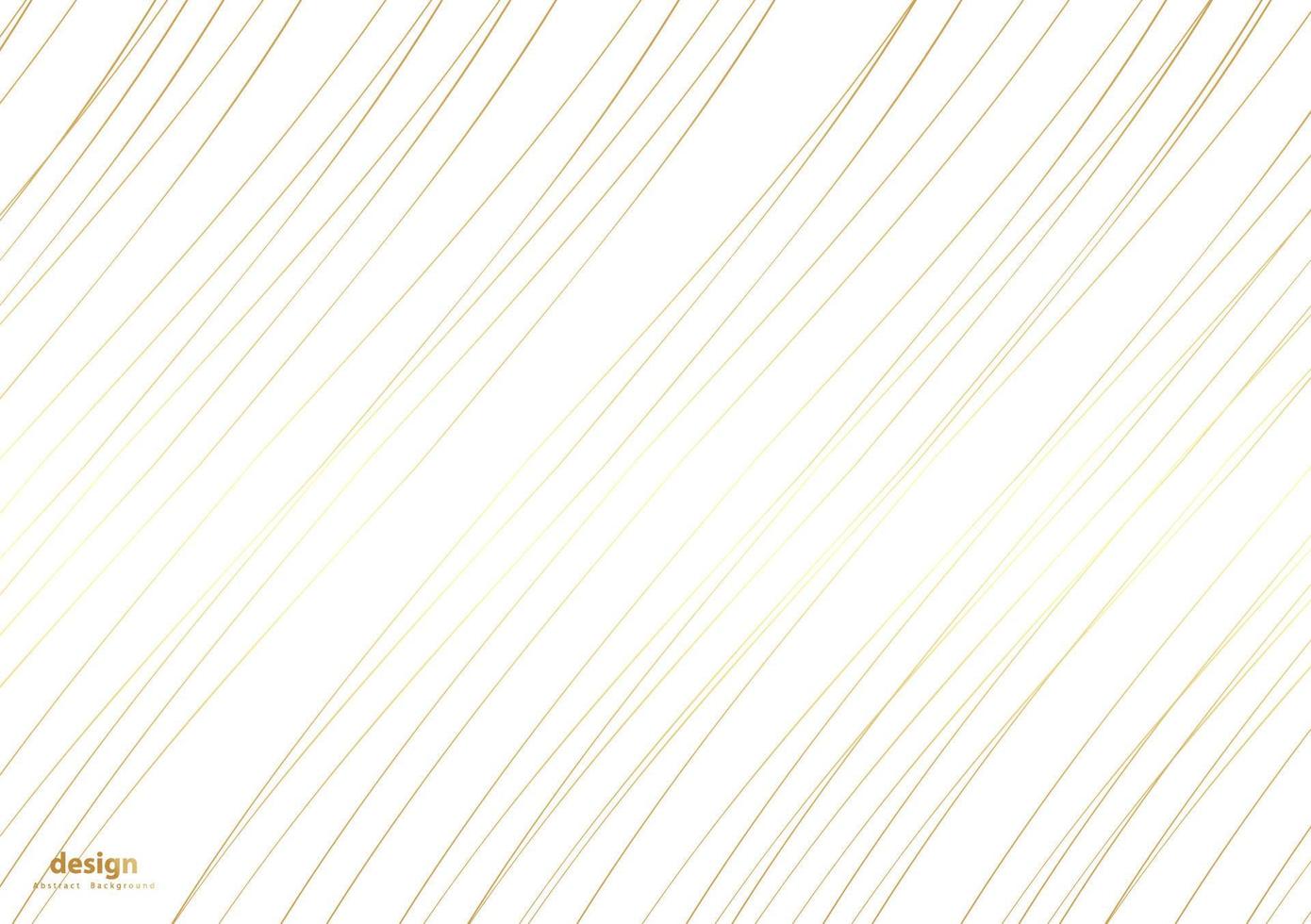 Line golden wave background. Luxury style. Tech pattern. Curved wavy line, smooth stripe. Vector illustration.