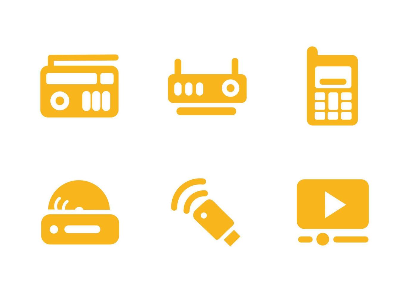 vector design, technology shape icon set