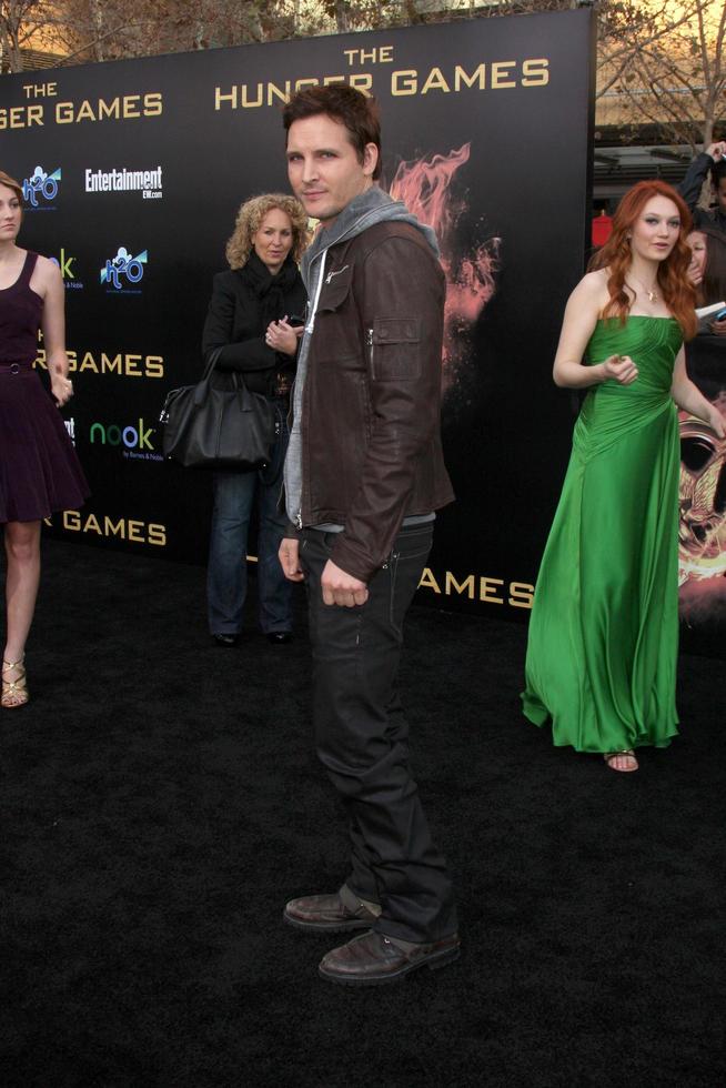 LOS ANGELES, MAR 12 -  Peter Facinelli arrives at the Hunger Games Premiere at the Nokia Theater at LA Live on March 12, 2012 in Los Angeles, CA photo