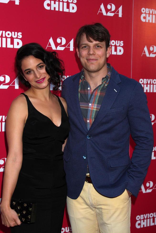 los angeles, jun 5 - jenny slate, jake lacy en la proyección de obvio niño la en arclight hollywood theaters el 5 de junio de 2014 en los angeles, ca foto