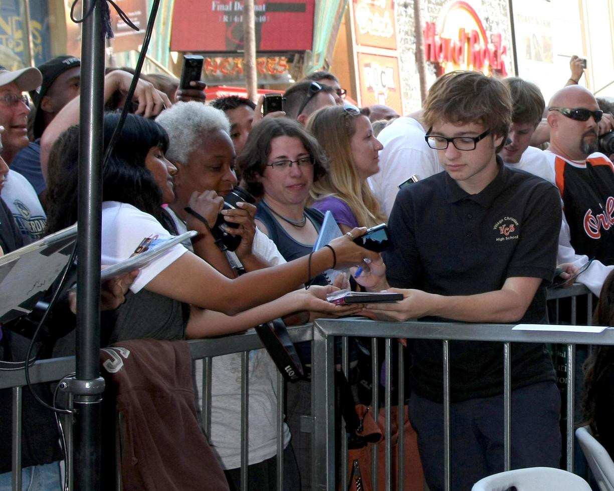 LOS ANGELES, SEP 19 -  Angus T  Jones at the Jon Cryer Hollywood Walk of Fame Star Ceremony at Hollywood Walk of Fame on September 19, 2011 in Los Angeles, CA photo